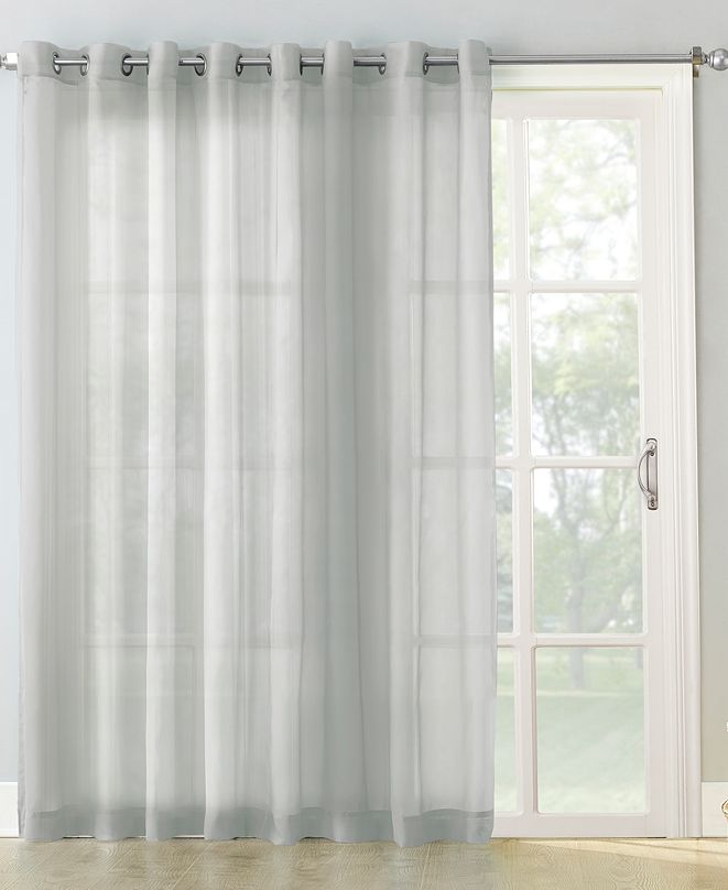 No 918 Sheer Voile 100 X 84 Grommet Top Patio Curtain Panel Reviews Window Treatments Blinds Macy S
