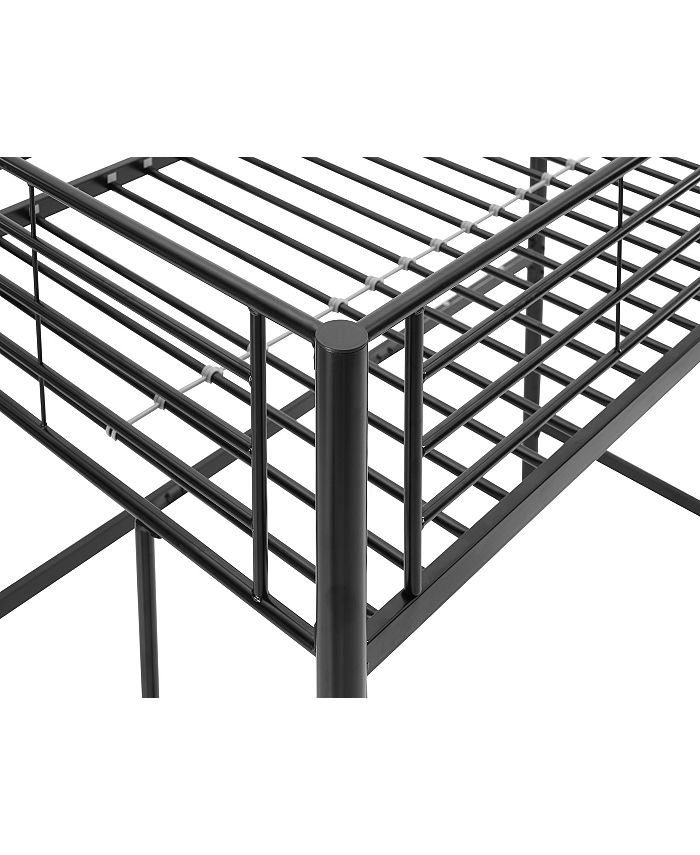 Walker Edison Premium Metal Twin Loft Bed Black Macy's