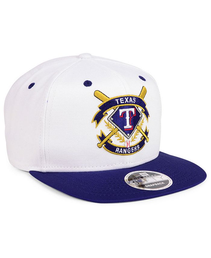 New Era Texas Rangers Crest 9FIFTY Snapback Cap - Macy's
