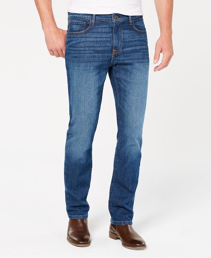 Tommy Hilfiger Tommy Hilfiger Men's Straight-Fit Stretch Jeans ...