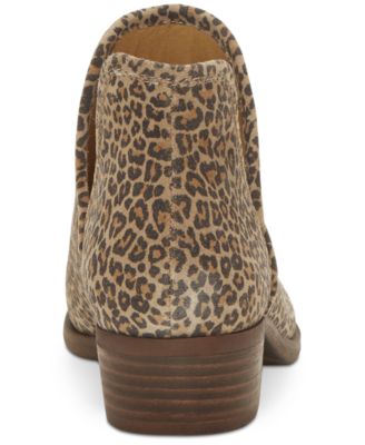 lucky brand leopard booties