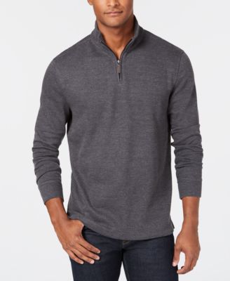 Club Room - Men's Quarter-Zip Pullover Sweater