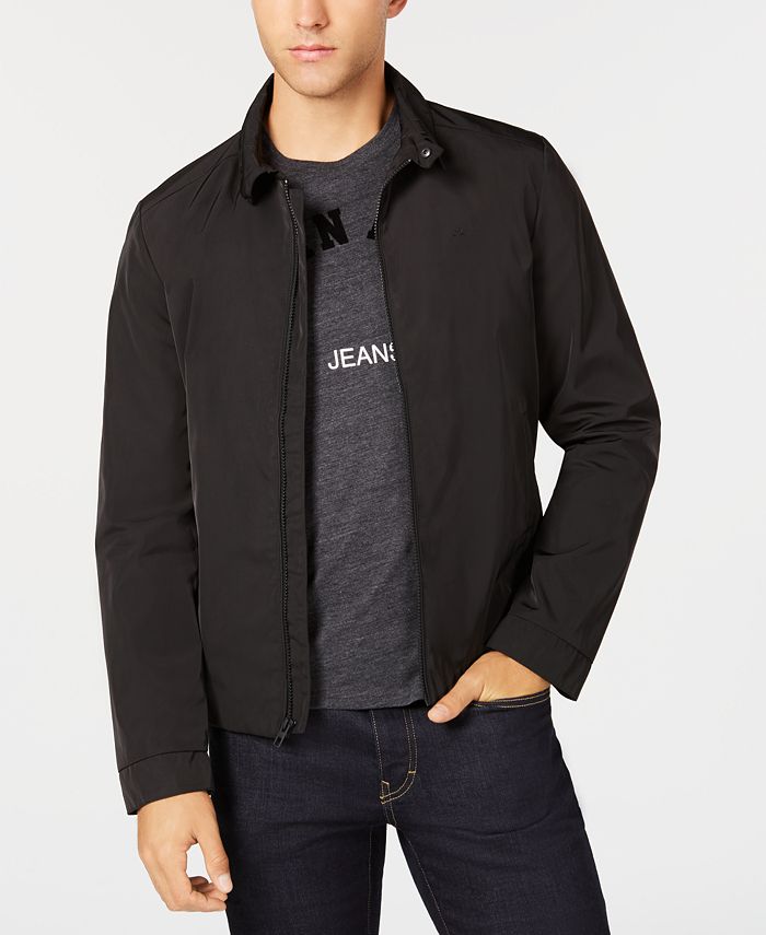 Calvin Klein Men's Harrington Jacket & Reviews - Coats & Jackets - Men -  Macy's