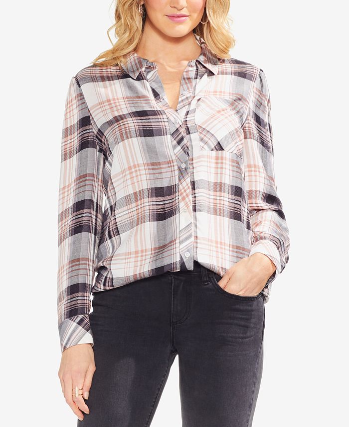 Vince Camuto Plaid Shirt Macys