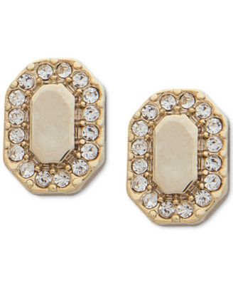 Ivanka Trump - Gold-Tone Crystal Stud Earrings