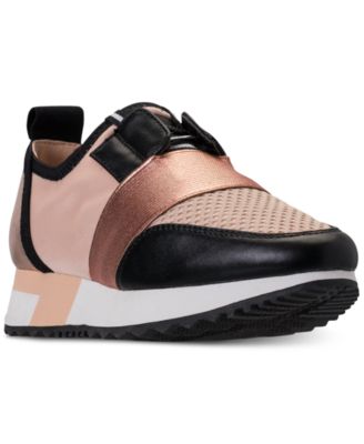 steve madden antics sneakers rose gold