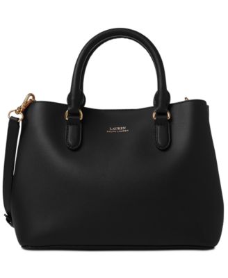 lauren ralph lauren dryden marcy ii leather satchel