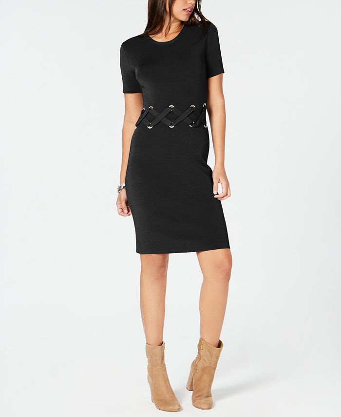 Michael kors lace up sweater online dress