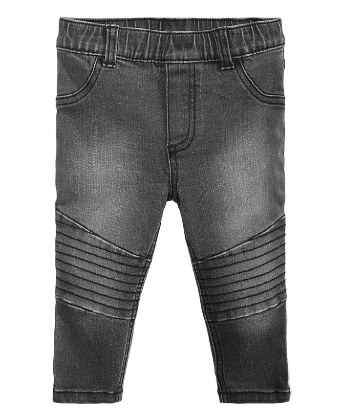 First Impressions Baby Boys PullOn Moto Jeans, Created for Macy's Macy's