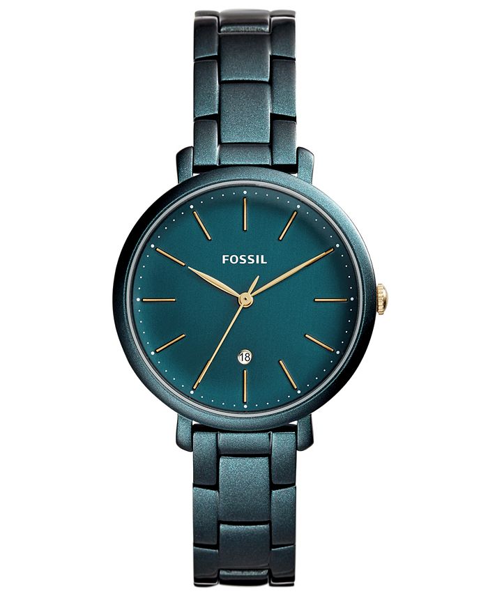 Fossil teal shop green watch