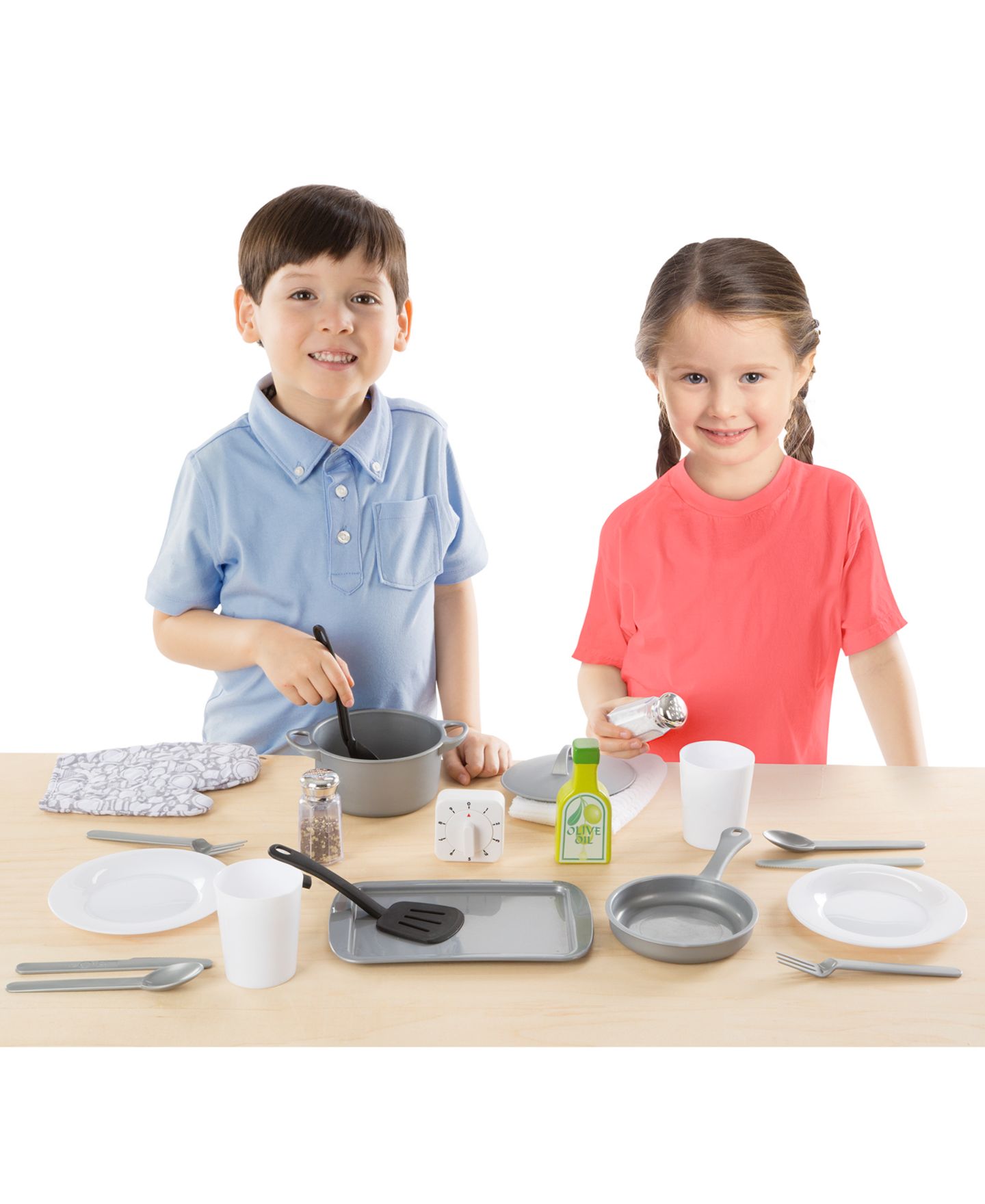 Детские игрушки Melissa and Doug Kitchen Accessories 22-Piece Set, Ages 3+ — фото 11