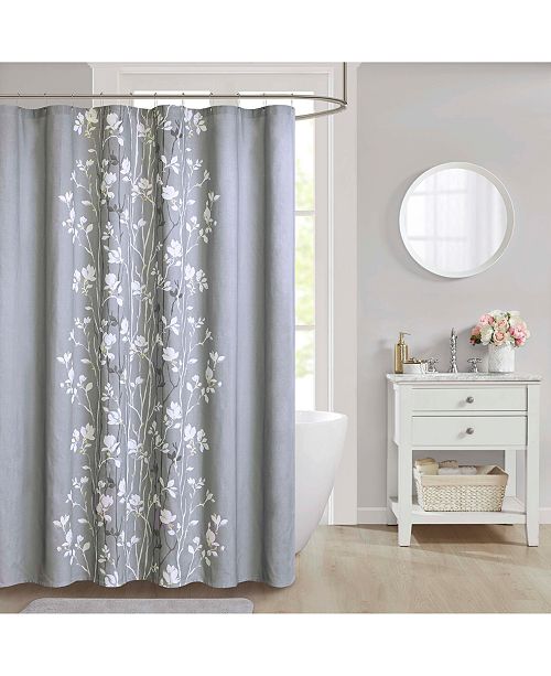 JLA Home Vaughn Cotton 72" x 72" Shower Curtain & Reviews Shower