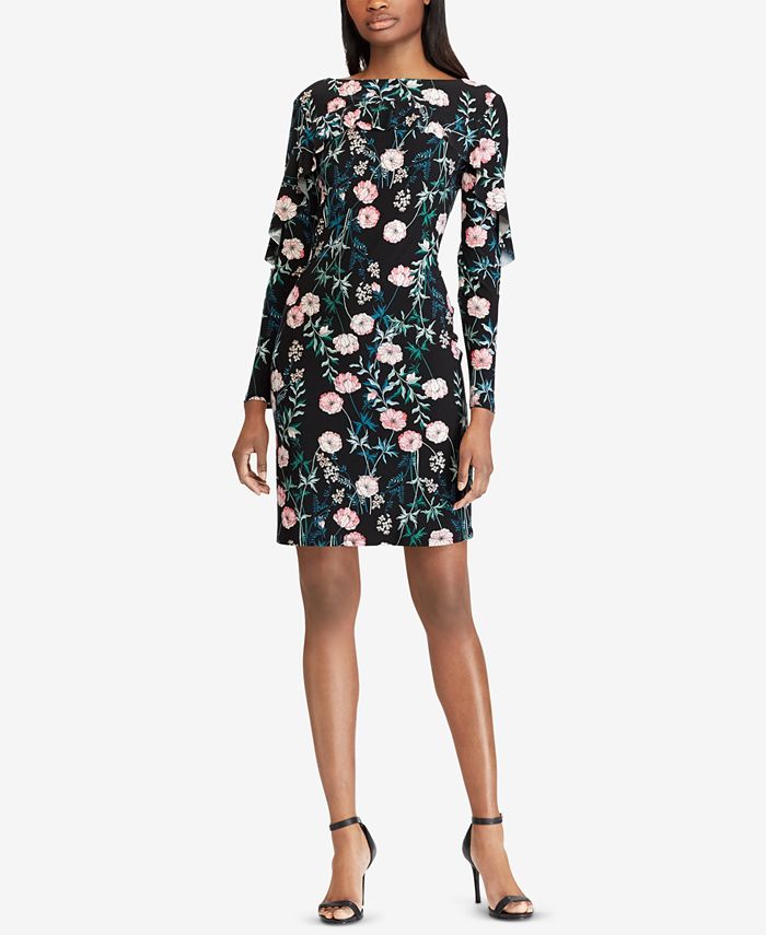 American Living Floral-Print Layered Dress - Macy's