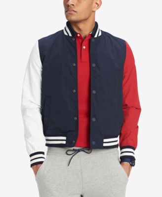 tommy hilfiger coat mens red