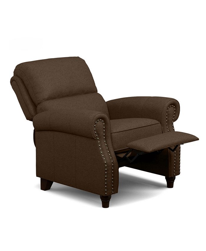 Handy Living ProLounger® Push Back Recliner Chair in Brown Linen Macy's