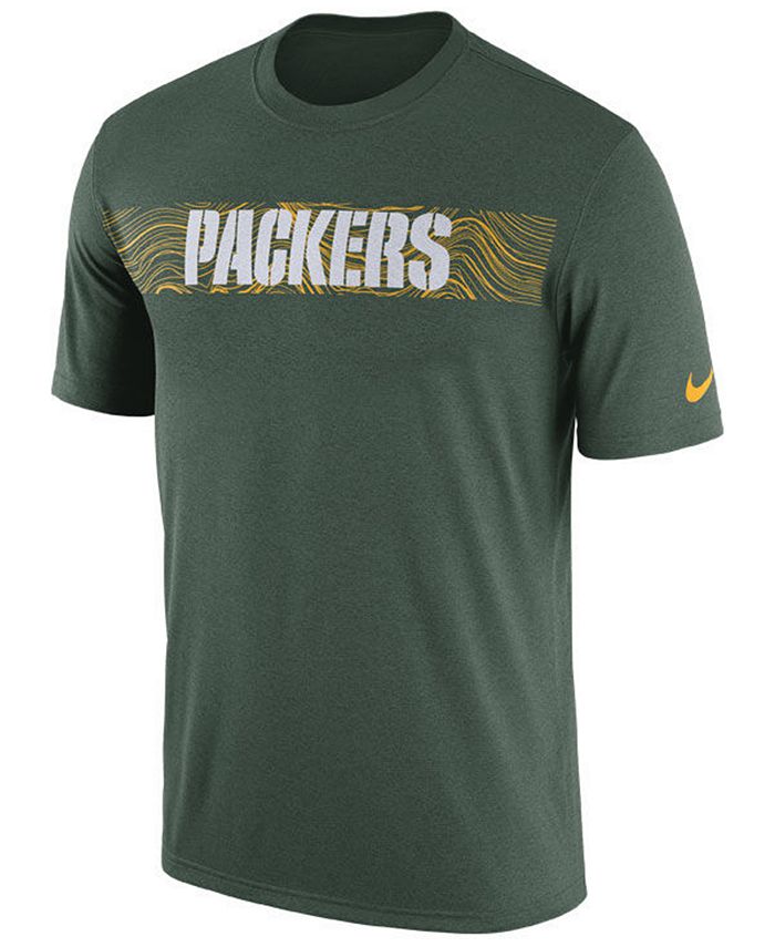 Nike Men's Green Bay Packers Legend On-Field Seismic T-Shirt & Reviews ...