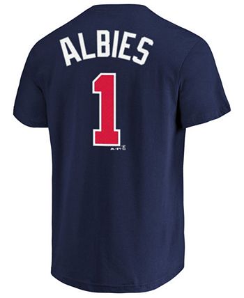 Majestic Men's Ozzie Albies Atlanta Braves Official Player T-Shirt - Macy's