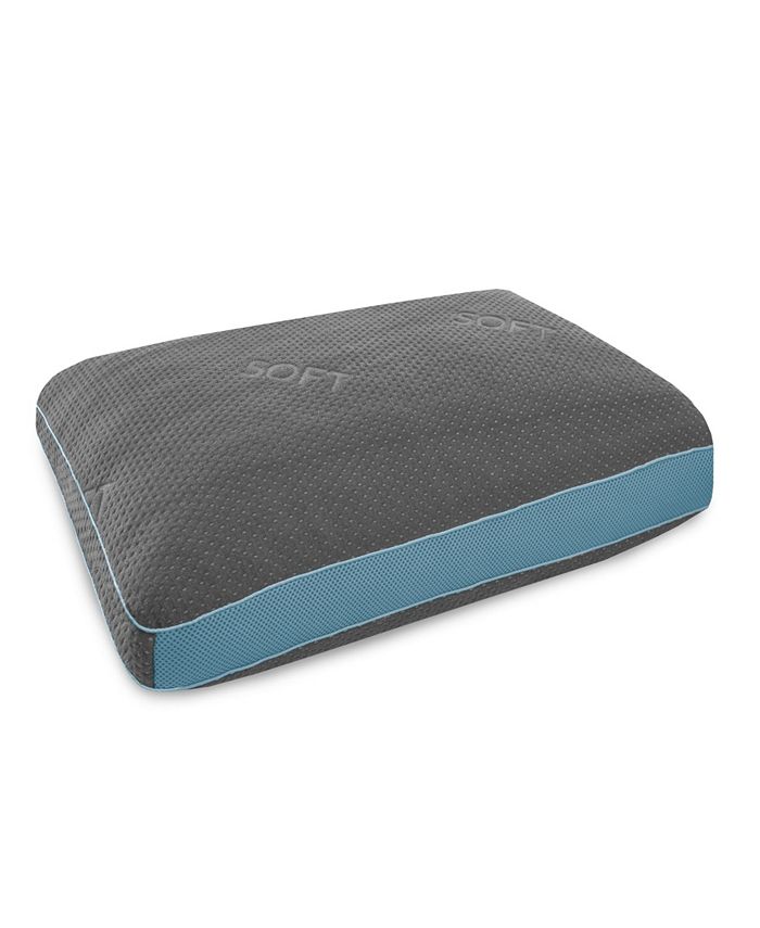 Memory Foam and Gel Fiber Density Pillow for Stomach Sleepers