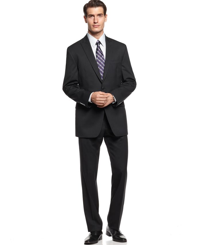 calvin klein black modern fit tuxedo