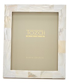 Pearly White Photo Frame