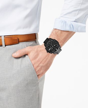 Diesel - Watch, Men's Chronograph Black Ion-Plated Stainless Steel Bracelet 51mm DZ4283