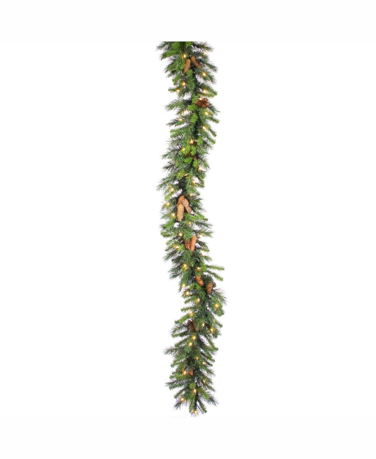 Vickerman Cheyenne Artificial Christmas Garland with 350 Warm White Led Lights