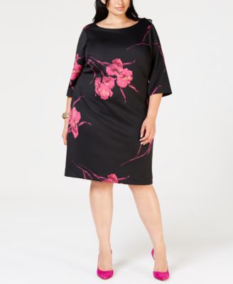 Betsey Johnson - Plus Size Floral Dress