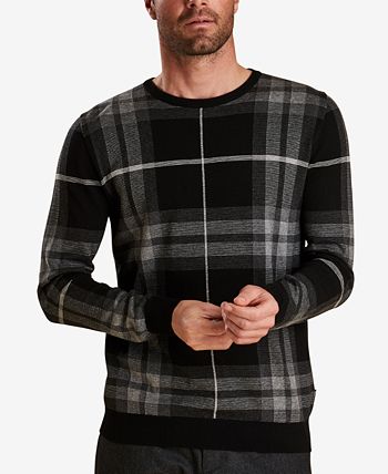 Barbour tartan jacquard crew neck sweater online