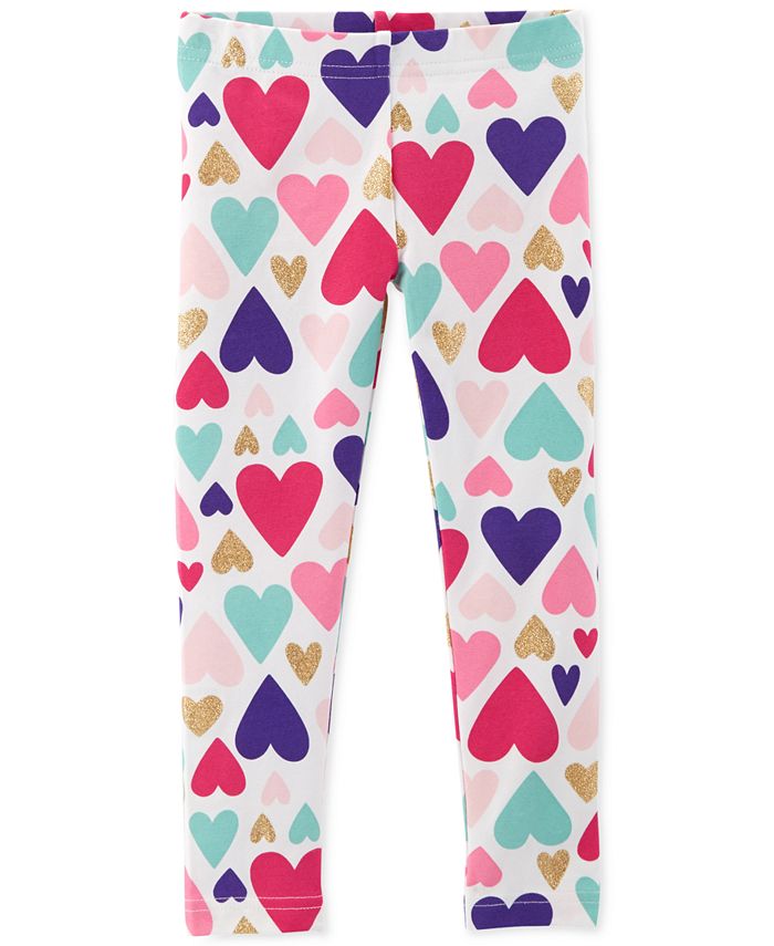 Carter's Toddler Girls HeartPrint Leggings Macy's