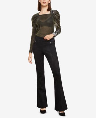 bcbg faux suede leggings
