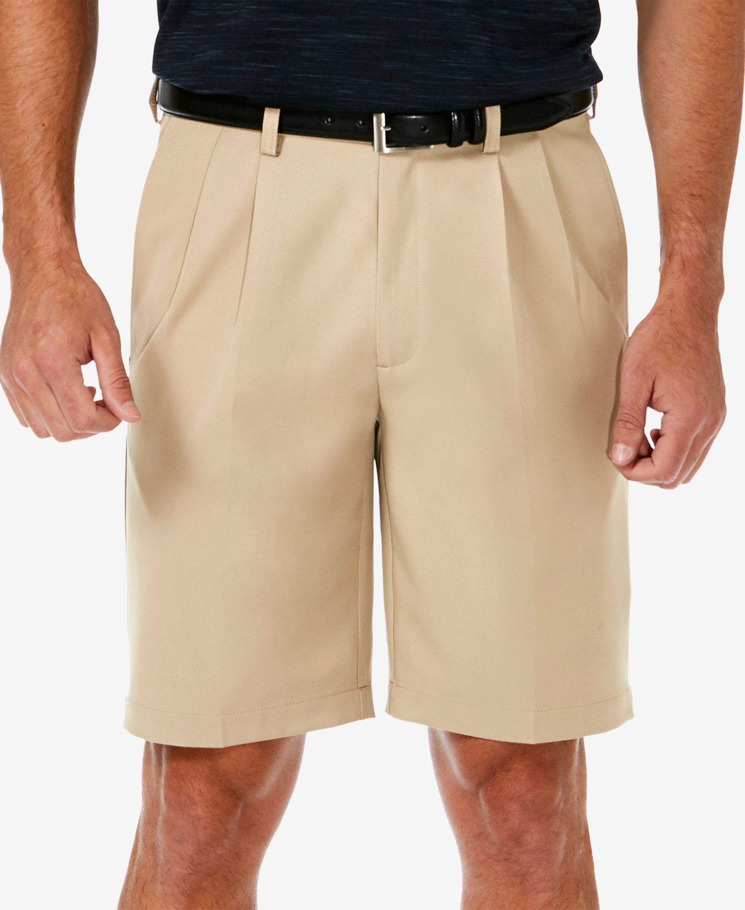 Men's Cool 18 PRO® Classic-Fit Stretch Pleated 9.5" Shorts