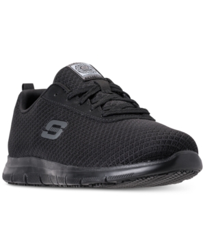 image of Skechers Women-s Work Relaxed Fit: Ghenter - Bronaugh Slip Resistant Athletic Work Sneakers from Finish Line