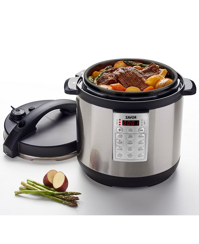 ZAVOR Select 8Qt. Electric Pressure Cooker/Rice Cooker Macy's