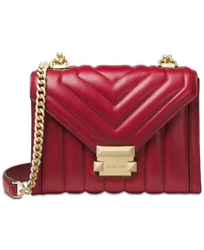 Michael Kors Whitney Mini Quilted Leather Shoulder Bag - Macy's