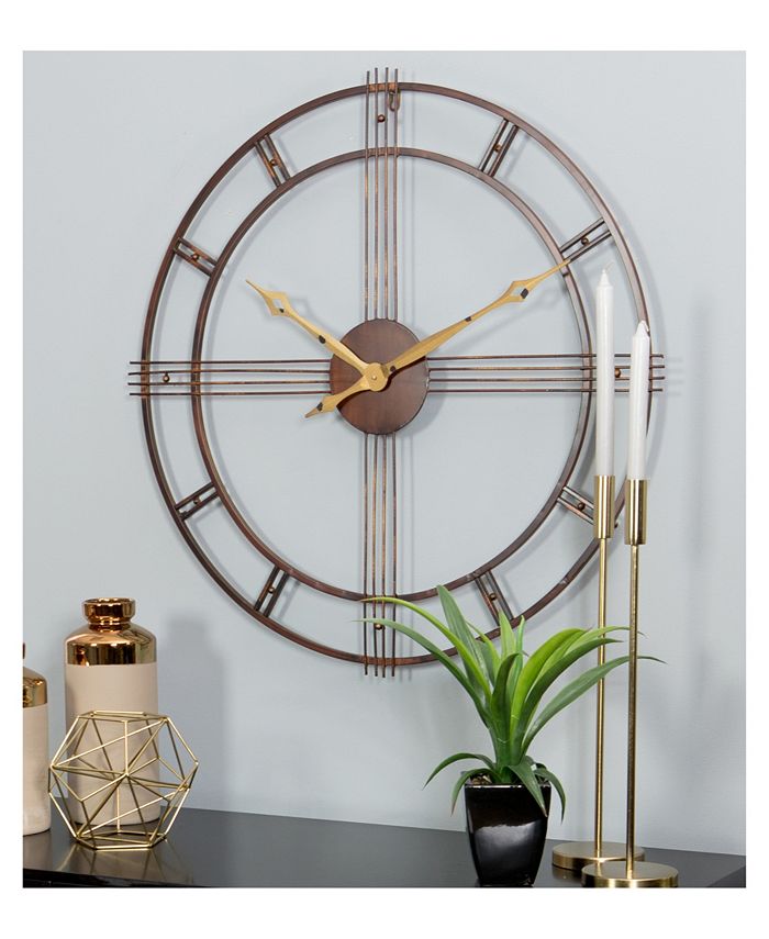 Aspire Home Accents Rumi Mid Century Wall Clock Macy's