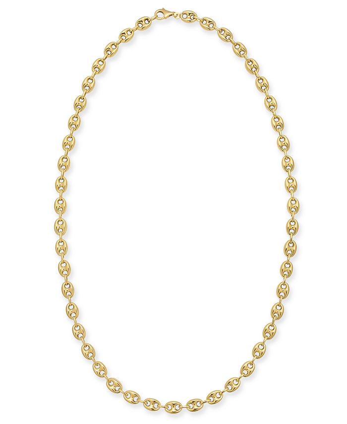 14k puffed outlet mariner chain