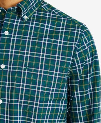 Chemise à Carreaux Mudd Pour Juniors - Taille XL - Manches Longues, Couleur Marine Et Corail
