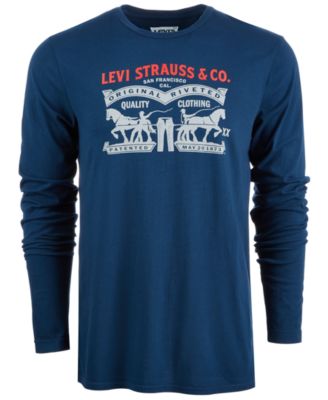 mens levi long sleeve t shirts