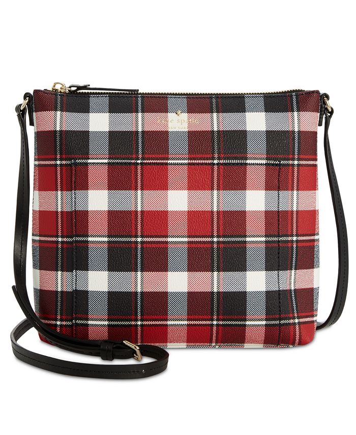 Kate spade plaid crossbody sale
