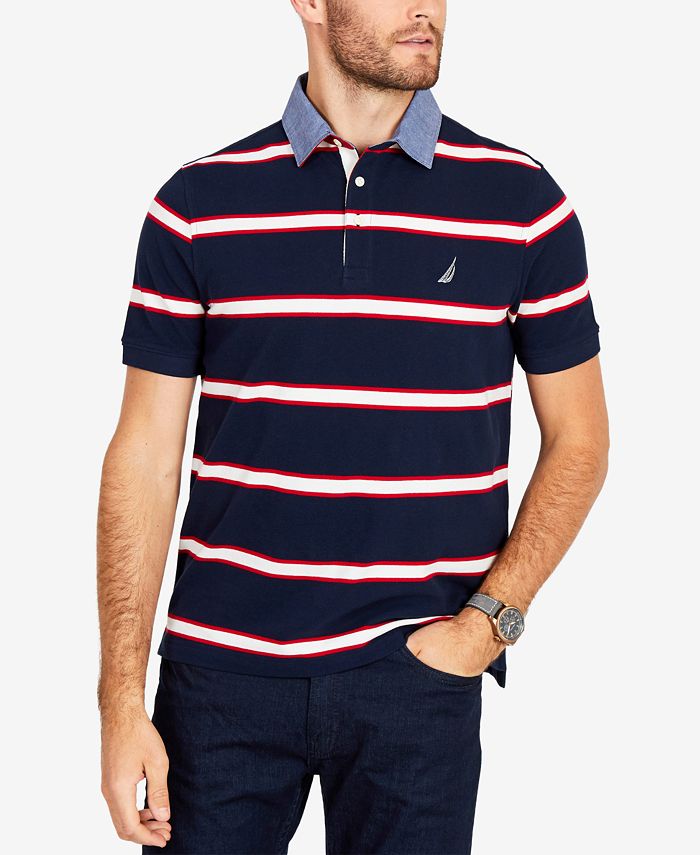Nautica Men's Striped Classic Fit Polo Shirt Macy's