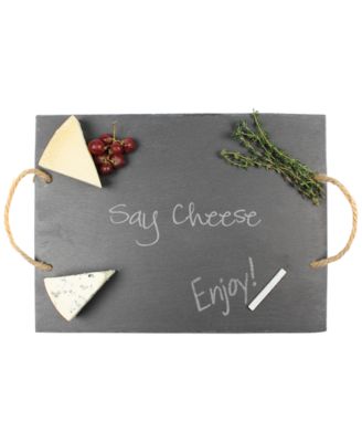 Cathy's Concepts Say Cheese Slate Serving Board