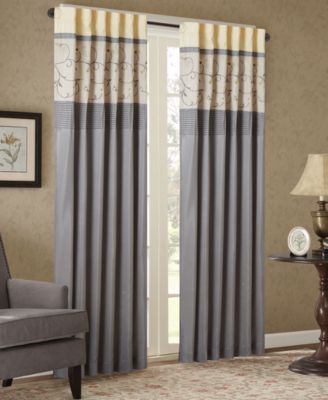 Yellow Floral Curtains Drapes Macy S