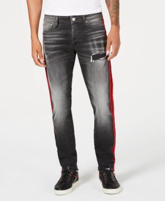 jack and jones side stripe jeans