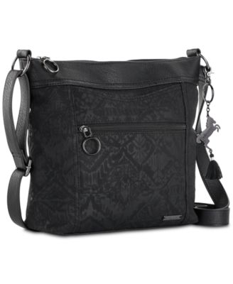 Sakroots Women's Arcadia Large Smartphone Crossbody Bag – Recycled Vegan Leather, Multi-Compartment, Adjustable Strap