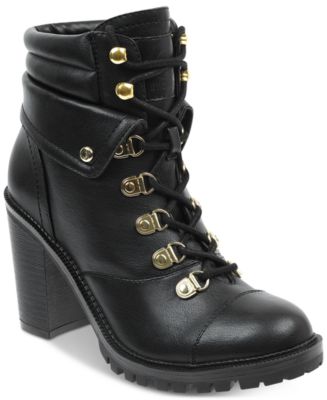 G by guess on sale jollyn block heel booties