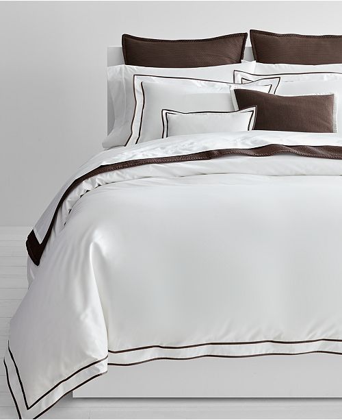 Lauren Ralph Lauren Spencer Cotton Sateen Border King Duvet Cover