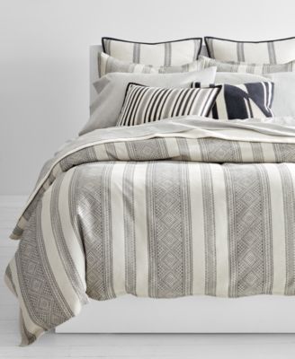 Lauren Ralph Lauren Taylor Woven Stripe 3 Pc. Comforter Set, King