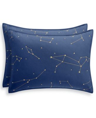 Martha Stewart Collection CLOSEOUT! Whim By Martha Stewart Constellation King Quilt Set, Created for Macy's 