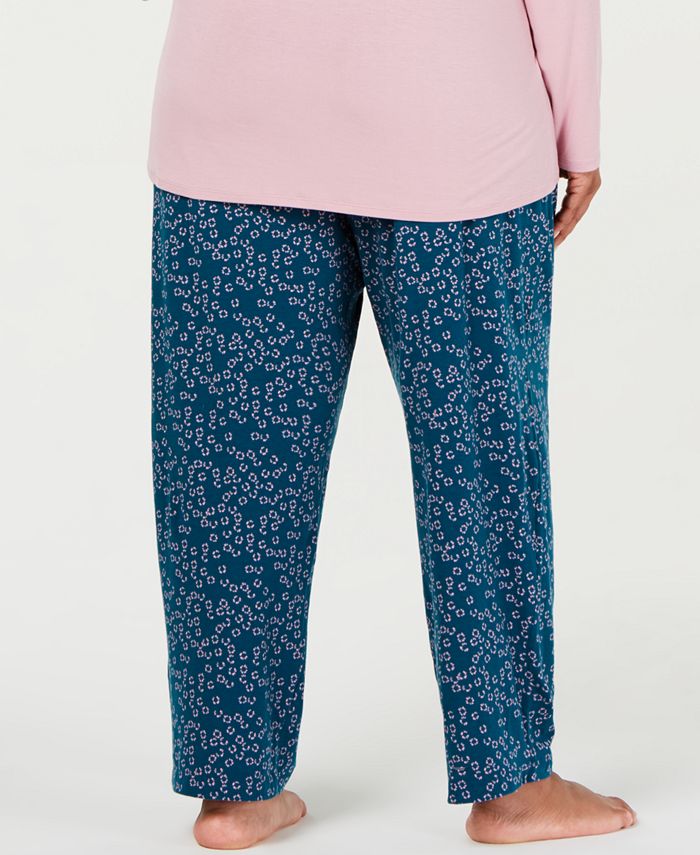 INC International Concepts I.N.C. Plus Size Printed Pajama Pants ...