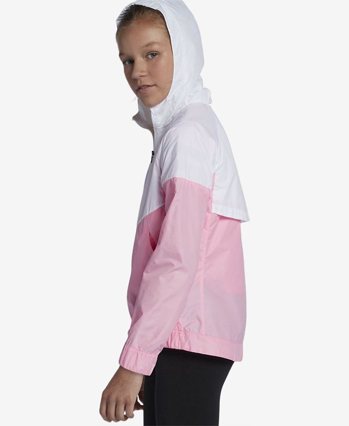 Nike Big Girls Sportswear Windrunner Hooded Jacket - Macy's